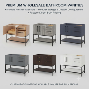 Mueble de Baño Moderno con Acabado Blanco de 36 Pulgadas, Diseño Rectangular, Incluye Soporte para Colocar en el Suelo - Product Image 5