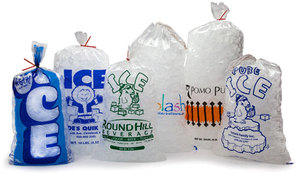 Sac à glaçons personnalisé emballage de boisson clair/bleu LDPE sac supérieur durable à fermeture éclair héliogravure fabriqué Vietnam ODM compétitif - Product Image 6