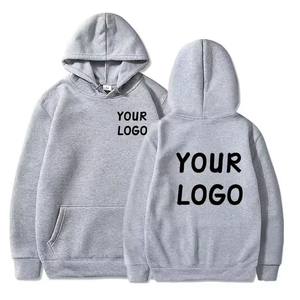 Sweat-shirt à capuche décontracté pour hommes et femmes, pull de couleur unie, personnalité de la rue, cadeaux personnalisés, bricolage personnalisé LOGO de votre marque - Product Image 3