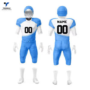 Fabricant d'usine Uniformes de football américain personnalisés à manches courtes et en tissu respirant Dernier design - Product Image 1