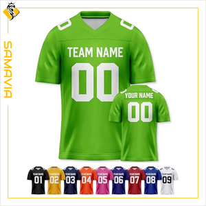 SAMAVIA Industry T-shirts de football pour jeunes et adultes | Maillot personnalisé avec logo et nom | Qualité supérieure - Product Image 2