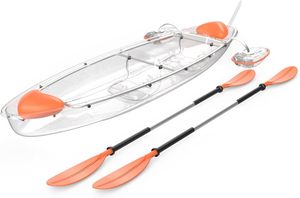 EV X O I J M S Barco transparente Doble barco transparente Ajuste transparente para Kayak Homestay Scenic spot Fotografía Luna de miel Nuevo - Product Image 3