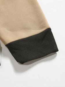 Chándal de lana ligero de alta calidad ajustado informal para hombre, ropa deportiva de último estilo para invierno, ropa deportiva de patrón sólido - Product Image 6