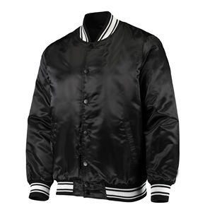 <b>Men</b> Wholesale Price Hot Selling <b>Men</b> Regular Fit Varsity <b>Jacket</b> Satin Made <b>Long</b> Sleeve Varsity <b>Jackets</b> - Product Image 4