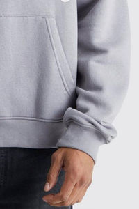 Sudadera con Capucha para Hombre, Estilo Urbano, Gruesa, Cálida, de Algodón, con Forro Interior Suave y Corte Holgado - Product Image 2