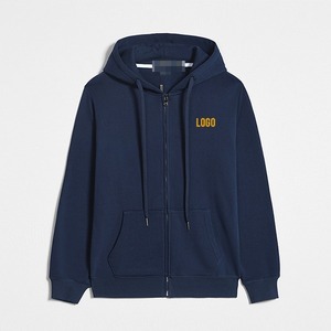 OEM Service Men's Heavyweight Fleece <b>Zip</b> Hoodie Custom Logo Embroidered Drop Shoulder Premium Quality 100% Cotton Eco-Friendly - Product Image 5