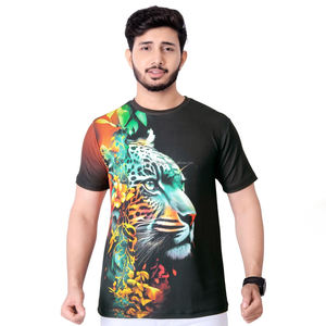 เสื้อยืดผู้ชาย Fit2Fight ขายส่ง ผ้าฝ้าย 100% คุณภาพสูง แบบเรียบ รับสกรีนลายตามสั่ง ไซส์ใหญ่ ดีไซน์เปล่า - Product Image 1