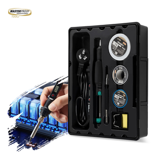 Fer à souder à chauffage interne haute précision 60W avec écran LCD rétroéclairé, kit de fer à souder à affichage numérique - Product Image 5