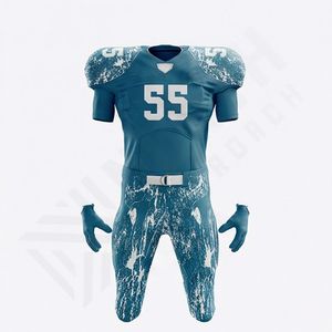 Uniforme de Fútbol Americano de Manga Corta Transpirable para Hombre, Talla Personalizable, Alta Calidad, Superventas, Ropa Deportiva de Alto Rendimiento para Equipos - Product Image 1