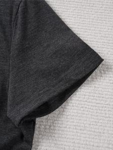 T-shirts en coton pour femmes, vêtements de rue, t-shirts à manches courtes pour femmes, t-shirts personnalisés en coton 100% pour femmes en vente, logo personnalisé OEM - Product Image 4