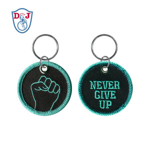 Llavero de Tela Personalizado con Bordado, Etiqueta para Llaves - Product Image 6