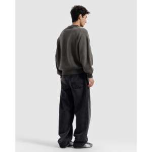 Suéter de Punto Cálido para Hombre, Talla Grande, Diseño de Anime y Patrón 3D, Decoración Jacquard y Rayas, Mangas Largas, Botones con Logotipo, Hecho de Mohair - Product Image 2
