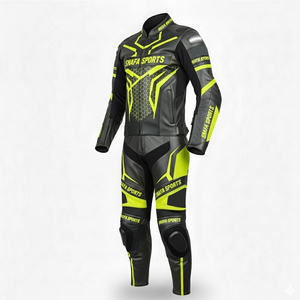 ชุดแข่งมอเตอร์ไซด์หนังแท้ชุดแข่งมอเตอร์ไซต์หนังแท้โลโก้ออกแบบใหม่ - Product Image 3