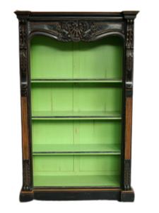 Bibliothèque en bois massif, vitrine démontable, conçue pour les meubles de maison et de bureau d'inspiration antique - Product Image 6