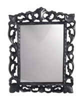 Miroir mural vénitien en argent antique, miroir décoratif baroque, décoration de luxe pour la maison, fabricant en gros OEM