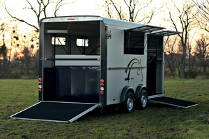 Fairly Used DUMP <b>TRAILER</b> 12R22.5 Tyre Horsebox <b>Trailer</b> Steel Side Wall Livestock Horses Cargo Utility 200kg Payload 5.2m X 3.5m - Product Image 5