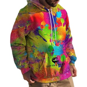 Hombres sudaderas con capucha de invierno de moda transpirable de secado rápido pullover francés Terry streetwear al por mayor de alta calidad casual sudaderas con capucha - Product Image 5