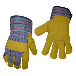 Venta al por mayor de guantes de trabajo de cuero con logotipo personalizado de alta resistencia profesionales transpirables guantes de cuero de transferencia de calor - Product Image 2