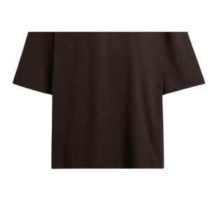 Camiseta de Manga Corta Casual para Hombre, Talla Grande, Bordada, Transpirable, con Logotipo Personalizable en la Parte Delantera, Color Marrón, 220 g/m², 100% Algodón - Product Image 6