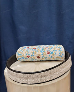 Sac à main indien entièrement artisanal avec poignée supérieure florale perlée, pochette de luxe faite à la main pour femmes, sac à main pour mariage, soirée - Product Image 4