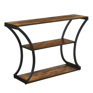 Giá Rẻ Giá Tùy Biến Bằng Gỗ Top 3 Tier Kim Loại Giao Diện Điều Khiển Bảng Cho Hành Lang Và Phòng Khách Trang Trí Kim Loại Bảng - Product Image 1