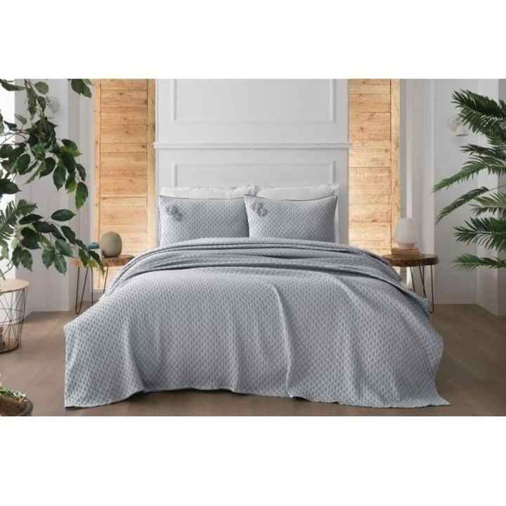 Sarev Belis V2 Gray Bedspread Double