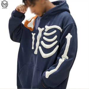 Sudadera con Capucha Personalizada de Felpa Gruesa 100% Algodón para Hombre, con Logotipo en 3D Personalizable, Ecológica - Product Image 4