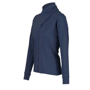 Ropa de equitación de diseño OEM para mujer, camisa de manga larga con cremallera y capa base para montar a caballo - Product Image 2