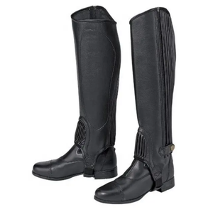 Cuero de vaca profesional personalizado de alta calidad premium Half Chaps estilo occidental para montar a caballo - Product Image 1