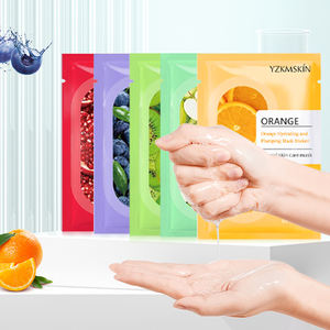 Özel etiket OEM/ODM güzellik ürünü yüz maskeleri bitki meyve özü kollajen levha kore cilt bakımı nemlendirici yüz maskesi - Product Image 5