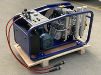 Pompe de remplissage d'air haute pression à 3 étages 30MPa 4500psi pour compresseur de plongée sous-marine Paintball Pcp