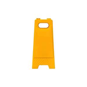 Panneau de signalisation antidérapant portable jaune léger en PPC, cadre vierge, borne de signalisation 300x630mm Ileritraffic ILTZ5000 pour avertissement - Product Image 1