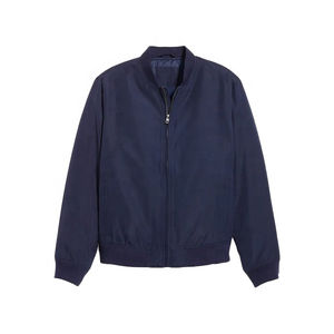 Chaquetas Bomber de Color Sólido al por Mayor B2B, Chaquetas Casuales Cómodas para Hombre, Chaquetas Bomber OEM - Product Image 1