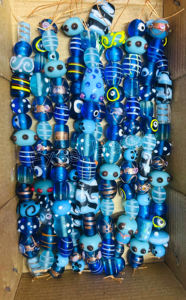 Cuentas de Vidrio de Cristal Hechas a Mano de Alta Calidad, Combinación Roja para Joyería de Moda, Mezclas de Cuentas Multi-Estilo para Decoración - Product Image 6