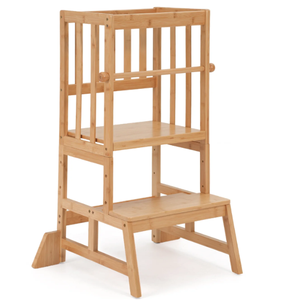 Chariot à bagages en bois / Base de chariot de portier (bois dur) - Product Image 3