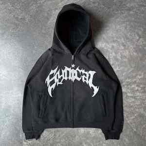 Sudaderas con capucha con estampado de hojaldre Bordado Hoddie Personalizado Tallas grandes Sudaderas con capucha de anime para hombre Sudaderas con capucha de peso pesado unisex - Product Image 2