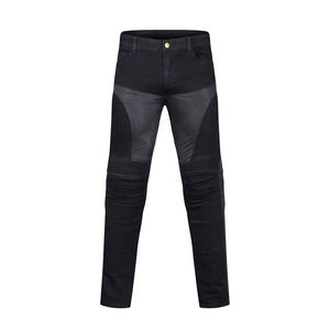 Pantalones de montar en motocicleta Moto Motocross Ciclismo Jeans Seguridad Rodilla Cadera Extraíble Blindado Todas las estaciones para hombres Personalizado - Product Image 2