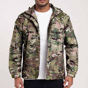 Venta al por mayor 2025 Chaqueta Softshell de camuflaje de invierno para hombres Ropa táctica a prueba de viento e impermeable con cuello levantado - Product Image 5