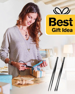 Chef outils pinces à nourriture pince à épiler de cuisine en acier inoxydable pour saisir des aliments chauds ustensiles pinces Dessert décoration - Product Image 4