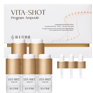 Brightening Whitening Ampoule with Vitamin C for <b>Face</b> Glow Boosting and Lightweight K-Beauty Skincare Liquid Formula 4-Week - Product Image 1