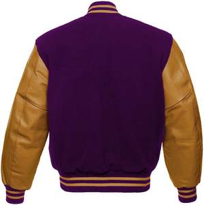 Vente en gros de vestes universitaires de baseball en cuir de laine pour hommes sur mesure High Street Letterman CollegeBaseballjacket pour hommes - Product Image 3