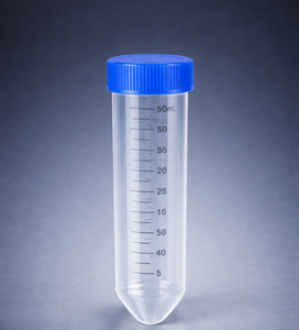 50ml PP Transparent Conical <b>Centrifuge</b> Tube External Screw Cap | Standing Position for <b>Medical</b> Laboratory Use | OEM Available - Product Image 2