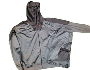 Survêtements de haute qualité unisexe à double poche au design élégant avec fermeture éclair survêtements en coton polaire avec bandes latérales vente en gros de survêtements personnalisés pour hommes - Product Image 5