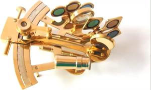 Sextante de Latón de Alta Calidad para Barco, Instrumento de Navegación Náutica Marina - Product Image 5