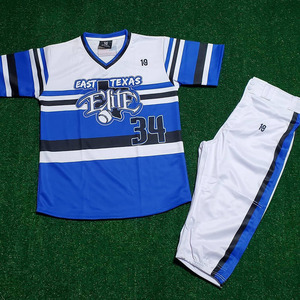 Service OEM Ensembles d'uniformes de baseball personnalisés Respirant Durable Séchage rapide évacuation de l'humidité 100% Polyester Clubs pour adultes Vêtements d'entraînement - Product Image 6
