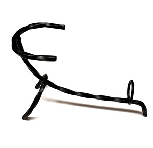 Corne Viking support en métal support support Excellente qualité Poli Corne à boire support en métal revêtement de couleur noire - Product Image 5