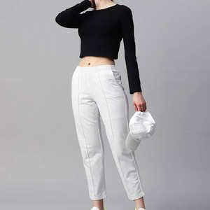 Nouveau été femmes surdimensionné respirant Joggers coupe ample tenue décontractée pantalon avec Hip Hop Style plat avant - Product Image 4