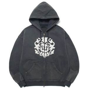 Vente en gros de sweats à capuche pour hommes de meilleure conception légers 100% coton couleur unie longue respirante pour la saison d'hiver Service OEM disponible - Product Image 3