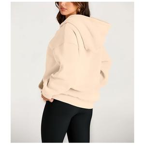 Prix de gros du sweat à capuche 100% coton à manches longues et col rond pour femmes du Bangladesh - Product Image 4