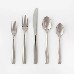 Meilleur design Ensemble de couverts en acier inoxydable poli et doré avec manche en céramique bleue unique Ensemble de couverts avec assiette - Product Image 5